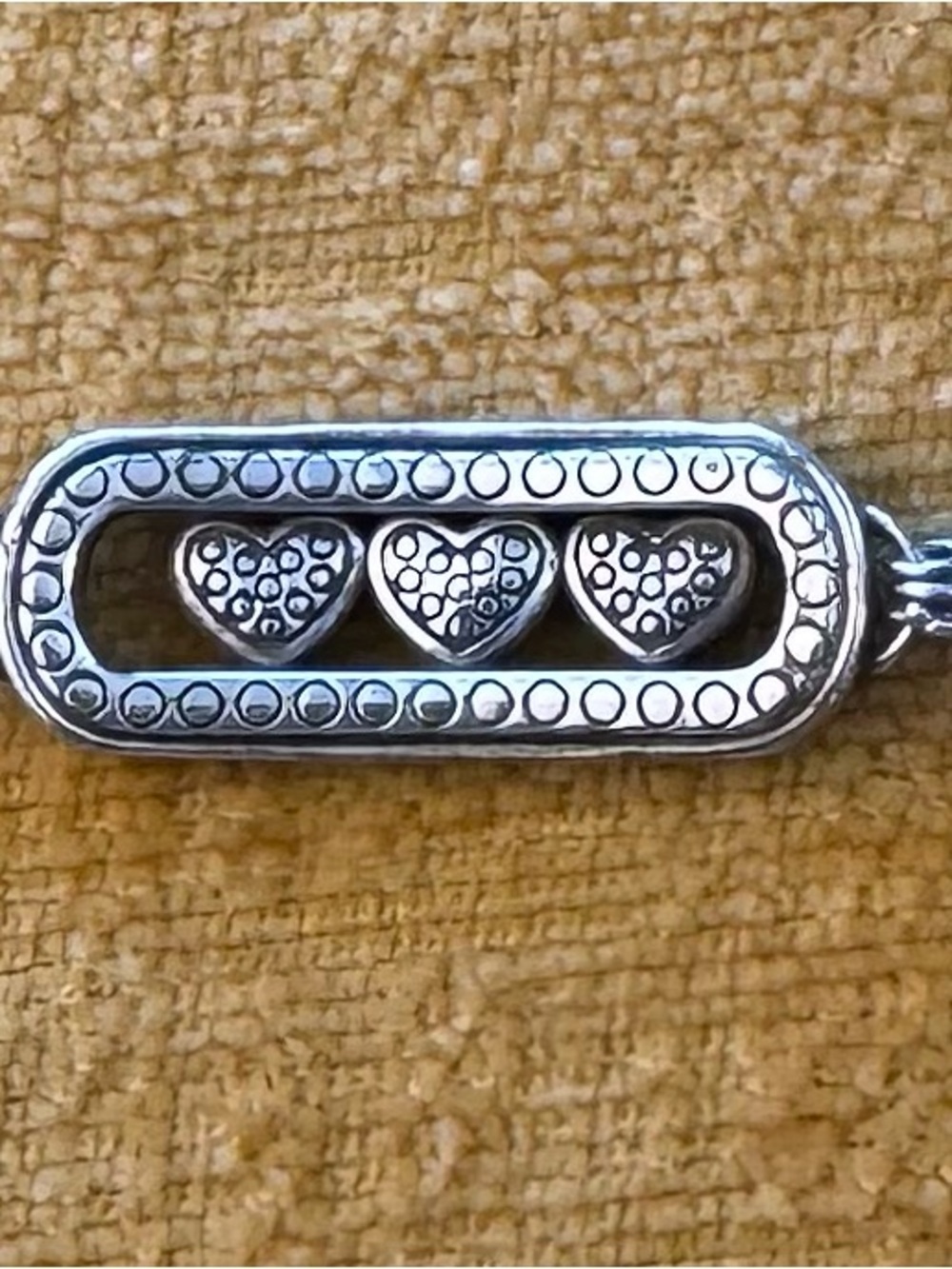 Brighton Silver Heart & Crystal Mesh Bracelet (Vintage) - Picture 5 of 8